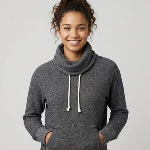 Divided Women’s Drawstring Turtleneck Collar Sweatshirt